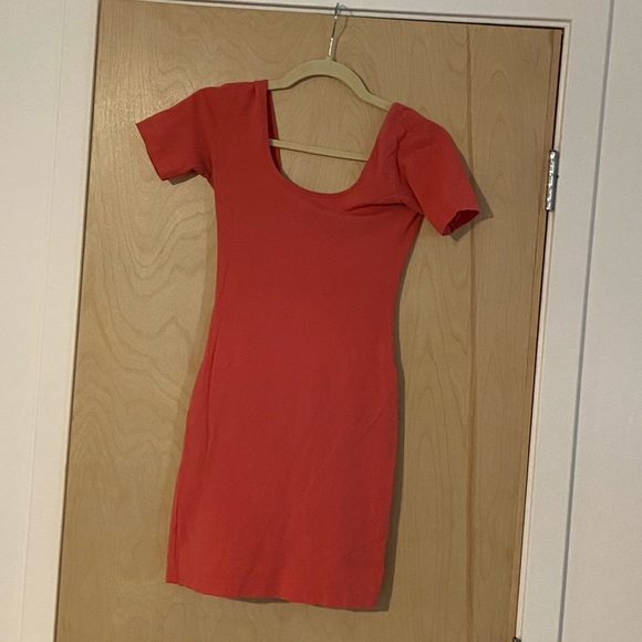 Dresses & Skirts - American Apparel Pink Bodycon Dress